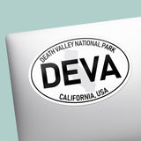 Death Valley National Park White Oval Bumper Sticker