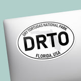 Dry Tortugas National Park White Oval Bumper Sticker