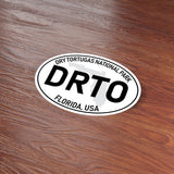 Dry Tortugas National Park White Oval Bumper Sticker