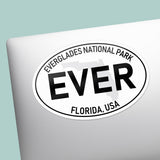 Everglades National Park White Oval Bumper Sticker