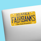 Fairbanks Alaska Decal on Laptop