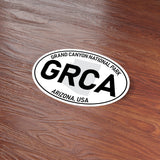 Grand Canyon National Park White Oval Bumper Sticker