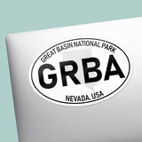 Great Basin National Park White Oval Bumper Sticker