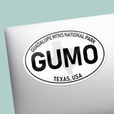 Guadalupe Mountains National Park White Oval Bumper Sticker