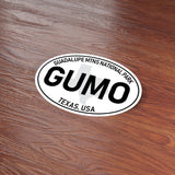 Guadalupe Mountains National Park White Oval Bumper Sticker