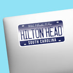 Hilton Head Decal on Laptop
