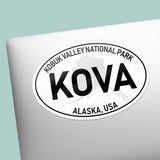 Kobuk Valley National Park White Oval Bumper Sticker
