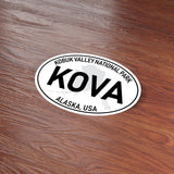 Kobuk Valley National Park White Oval Bumper Sticker