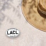 Lake Clark National Park White Oval Bumper Sticker