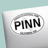 Pinnacles National Park White Oval Bumper Sticker