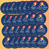 Tons of other Colorado Pass stickers available in both sizes!