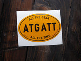 High Vis Yellow ATGATT Sticker