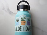 Aloe Love Cute Succulent Sticker for Hydroflask