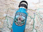 Bigfoot Believe in Yourself Sasquatch Sticker for Hydroflask