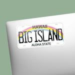 Big Island Hawaii Decal on Laptop