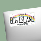 Big Island Hawaii Decal on Laptop