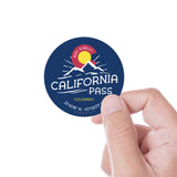 California Pass Colorado Stickers