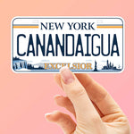 Canandaigua New York License Plate Sticker 