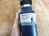 Coddiwomple Hiker Sticker on Hydroflask