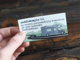 Coddiwomple Wander Sticker - RV