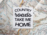Country Roads Take Me Home Sticker