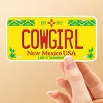 Cowgirl New Mexico Sticker