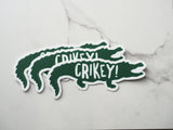 Crikey Crocodile Sticker