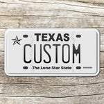 License Plate Custom Stickers - Bulk Name Drop Decals