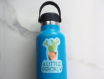 A Little Prickly Cute Cactus Sticker on Hydroflask