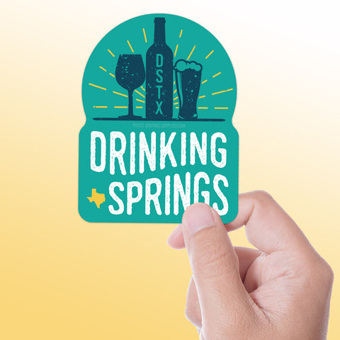 Dripping Springs Texas Sticker