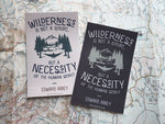 Edward Abbey Wilderness Quote Sticker - Both Colors