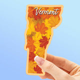 Vermont Autumn Leaves Fall Sticker