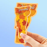 Vermont Autumn Leaves Fall Sticker