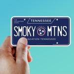 Great Smoky Mountains Tennessee License Plate Sticker