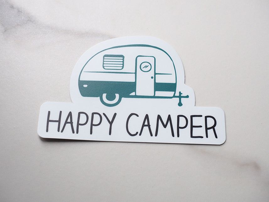 Happy Camper RV Bumper Sticker – Sentinel Supply