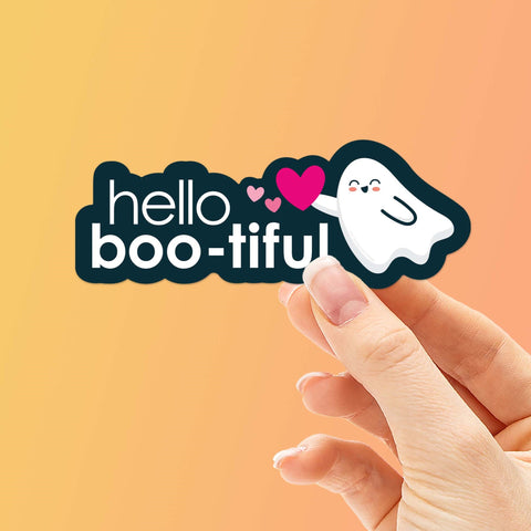 Hello Boo-tiful Sticker