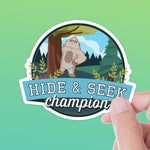 Hide & Seek Champion Sasquatch Sticker