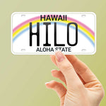 Hilo Hawaii License Plate Sticker