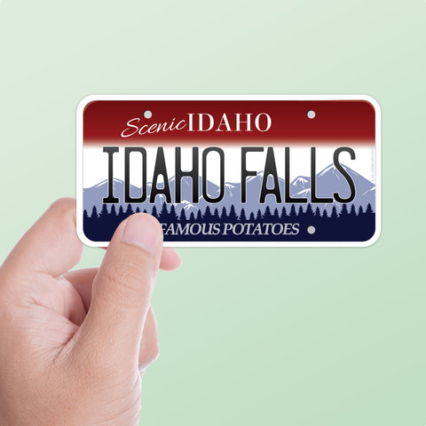Idaho Falls License Plate Sticker