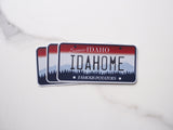 Idahome License Plate Sticker