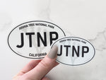 Joshua Tree Bumper Stickers Size Comparison
