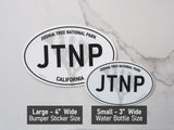 Joshua Tree Bumper Stickers Size Comparison