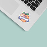 Just Peachy Sticker