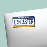 Lancaster PA License Plate Sticker