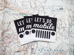 Lets Go Mobile Jeep Stickers