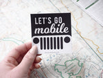 Lets Go Mobile Jeep Sticker