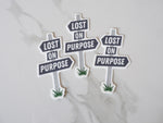Lost on Purpose Signpost Stickers