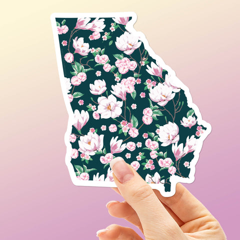 Georgia Magnolias Sticker