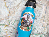 Meerkat Moto Desert Artwork Sticker - 3" Size on Hydroflask