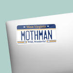 Mothman West Virginia License Plate Sticker